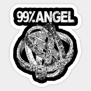 99 Percent Biblical Angel Sticker